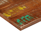 Table Top 60x60x2.5 cm Square Solid Wood Reclaimed 371055