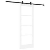 Sliding Door ORKDAL White and Black 73.5 x 198.5 cm 3332016