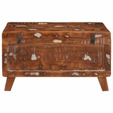Storage Box with Storage 70 x 35 x 40 cm Solid reclaimed wood 4104572
