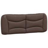 Bed Frame with LED without Mattress "Hvar" Brown 140x190 cm 3213929
