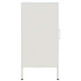 ZNTS Sideboard White 36x39x79 cm Steel 843022