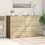 Sideboards 2 pcs Sonoma Oak 60x39x80 cm Engineered Wood 3276625