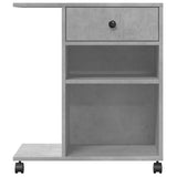 Printer Stand with Wheels Concrete Grey 60x40x68.5 cm 840642