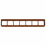 Garden Raised Bed 280x40x40 cm Corten Steel 824522
