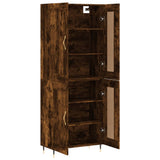 Highboard Smoked Oak 69.5x34x180 cm Engineered Wood 3199670