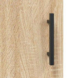 Highboard Sonoma Oak 69.5x34x180 cm Engineered Wood 3189344