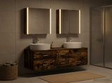 Bathroom Furniture Set 5 pcs Smoked Oak 3406931