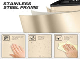 40L Dual Compartment Stainless Steel Bin, with Deodoriser Holders - Gold Tone T3398P344761