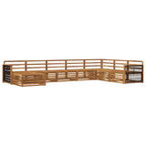Outdoor Sofa Set 8 pcs Natural 3383712