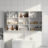 Bathroom Cabinet Set 3 pcs 110 x 10.5 x 60.5 cm Engineered wood 3403712