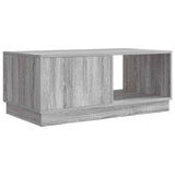 Coffee Table Grey Sonoma 90 x 50 x 37 cm Engineered Wood 895421