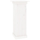 Flower Stand White 40x40x90 cm Solid Wood Pine 823635
