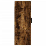 Wall Mounted Cabinet Smoked Oak 69.5x34x90 cm Engineered Wood 830385