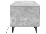 LED TV Cabinet Concrete Grey Engineered Wood 896908