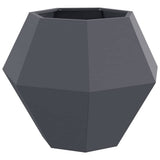 Planter 2 pcs Anthracite 75 x 75 x 60 cm Steel 884043
