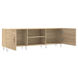 TV Cabinet Sonoma Oak 150x30x50 cm Engineered Wood 829095