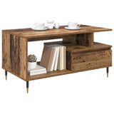 Coffee Table Old Wood 90 x 49 x 45 cm Engineered Wood 882705