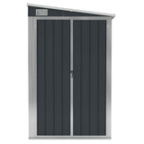 Wall-mounted Garden Shed Anthracite 118x100x178 cm Steel 316219