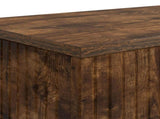 Console Table Smoked Oak 155 x 29 x 74 cm Engineered Wood 899891