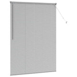 Venetian Blind Silver 175 x 125 cm 25 mm Aluminium 42005927