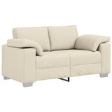 Sofa 2 pcs Beige Linen 3324689