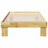 Bed Frame without Mattress 90x190 cm Solid Wood Oak 851957