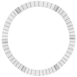 Circular Gabion Pole Galvanised Steel 100x50 cm 152017