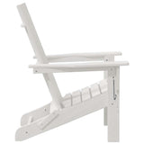 Folding Adirondack Chair White 80.5 x 74.5 x 92 cm HDPE 42006617