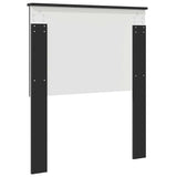 Headboard with Headboard Black Oak 80 cm Engineered wood 887814
