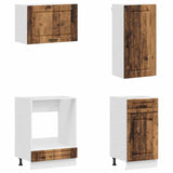 Kitchen Unit PORTO 8 pcs Old Wood Engineered Wood 3438181