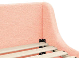 Children's Bed Frame with Headboard Pink 90 x 190 cm 42010875