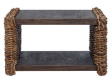 Coffee Table Natural 45 x 45 x 45 cm Solid Mahogany Wood 42011578