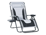 Zero Gravity Lounger Chair, Folding Reclining Patio Chair with Padded Seat, Cup Holder, Soft Cushion T3398P314103