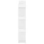 ZNTS Book Cabinet White 86x25.5x140 cm Engineered Wood 808900