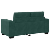 Sofa Dark Green 160 x 77 x 82 cm Fabric 4105112