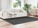 Area Rugs Square PALMERAS Anthracite 120 x 120 cm Polyester 42022668