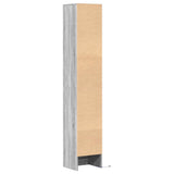 Sideboard with LED Grey Sonoma 36x32.5x200 cm Engineered Wood 852129