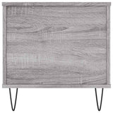 Coffee Table Grey Sonoma 90x44.5x45 cm Engineered Wood 830978