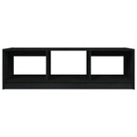 Coffee Table Black 110x50x34 cm Solid Pinewood 809916