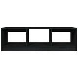 Coffee Table Black 110x50x34 cm Solid Pinewood 809916