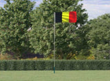 Belgium Flag and Pole 5.55 m Aluminium 3147117