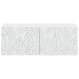 Wall-Mounted TV Cabinet 98 x 31 cm White Engineered Wood 898895