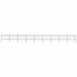 Garden Fence Steel Sturdy Rectangular Modern 277628