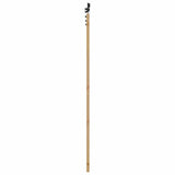 Sliding Door Natural and Black 93 x 211 cm Solid Pine Wood 3333348