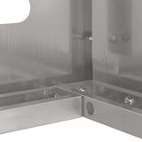Air Conditioner Cover Silver 90 x 40 x 60 cm Stainless steel 865894
