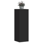 Plant Stands 2 pcs Black 33x33x100 cm Engineered Wood 3307883