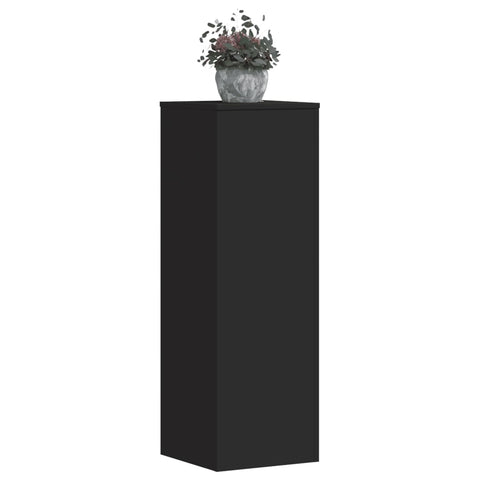 Plant Stands 2 pcs Black 33x33x100 cm Engineered Wood 3307883