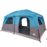 Family Tent Cabin 8-Person Blue Waterproof 94534