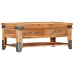 Coffee Table 110x52x45 cm Solid Acacia Wood 282751