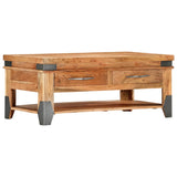 Coffee Table 110x52x45 cm Solid Acacia Wood 282751